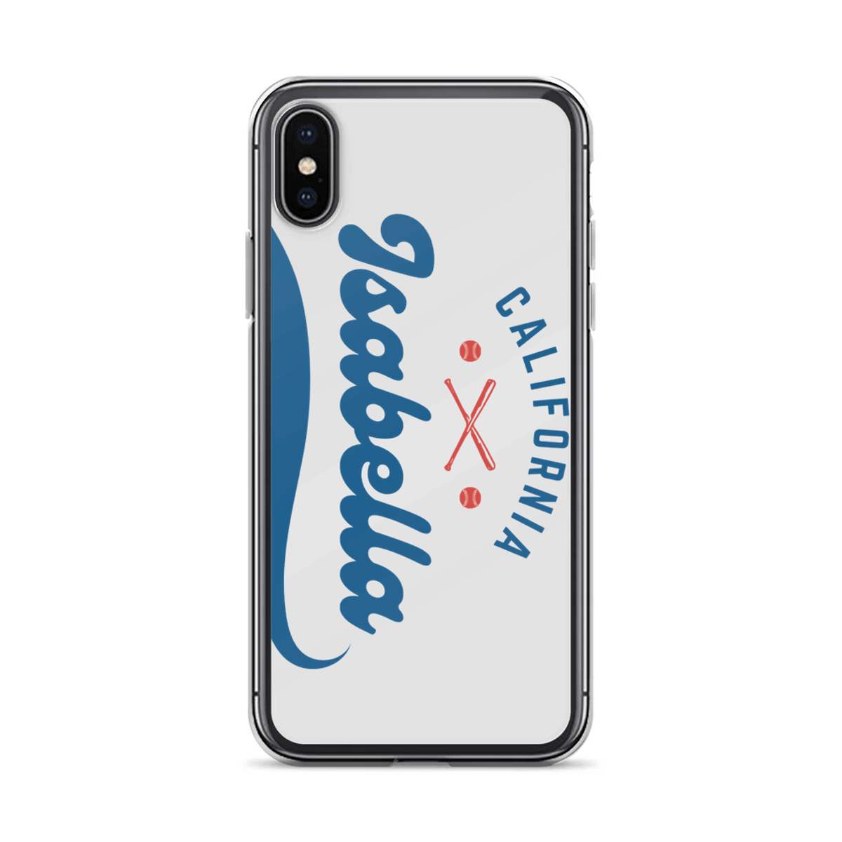 ISABELLA's California-Themed Baseball Phone Case