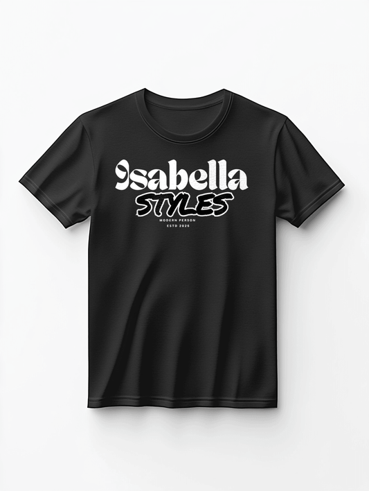 ISABELLA's Edgy 'Styles' Tee – Bold and Modern