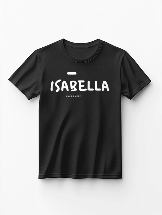 ISABELLA Personalized T-Shirt - Modern Design