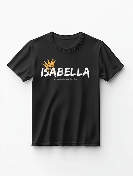 ISABELLA Personalized Crown Tee