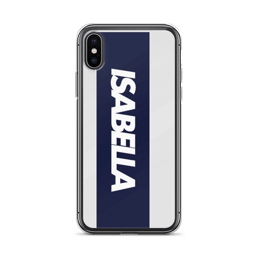 ISABELLA Personalized Phone Case - Navy Stripe