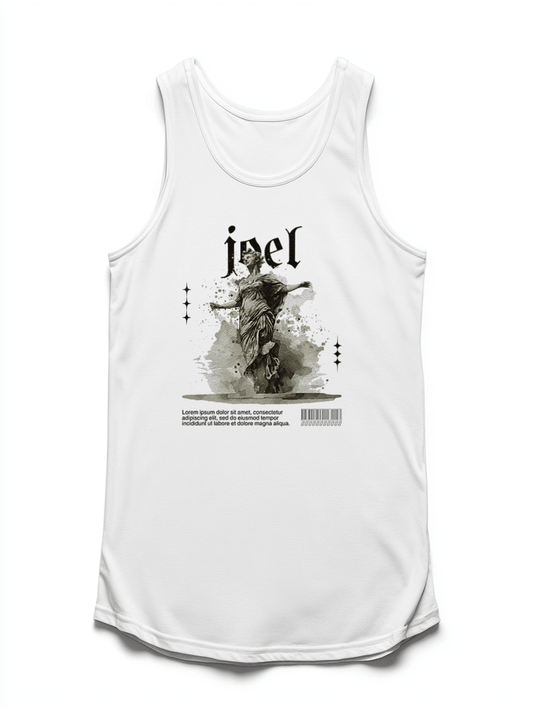 Personalized JOEL Gothic Statue Tank Top