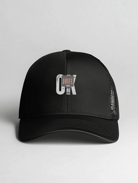 Personalized JOEL Black Trucker Hat