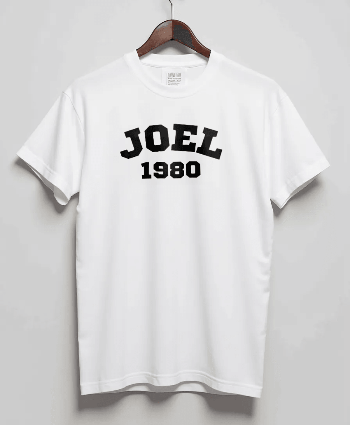 Personalized JOEL Varsity T-Shirt