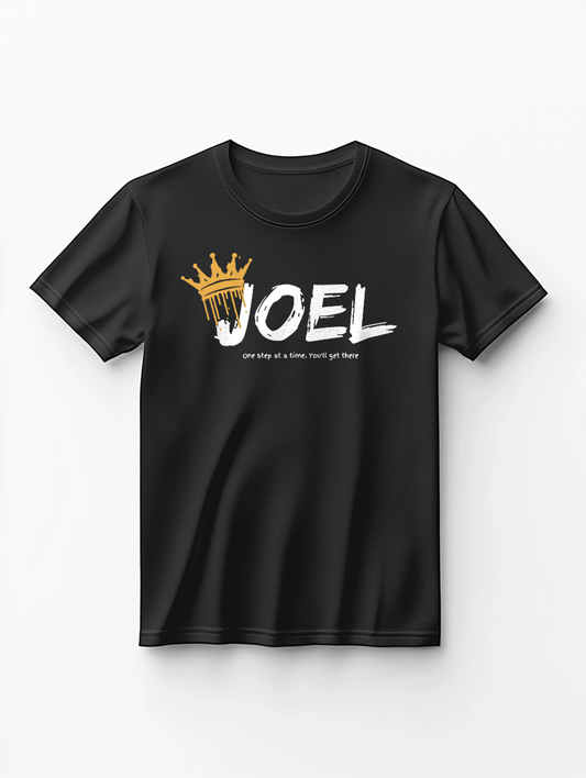 Personalized JOEL T-Shirt with Gold Crown