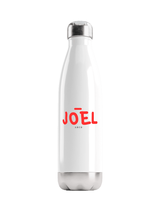 Personalized JOEL Stainless Steel Water Bottle
