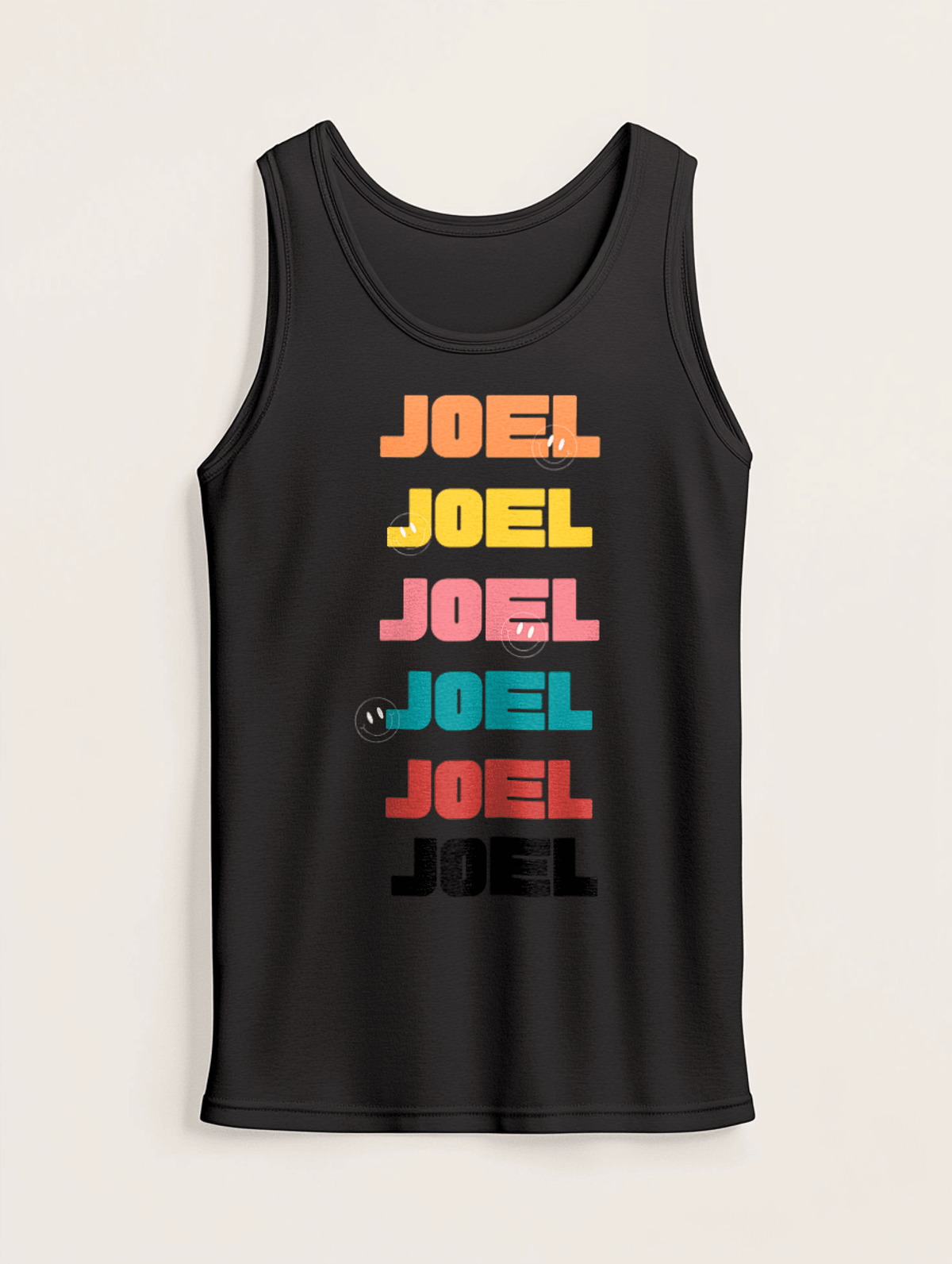 Personalized JOEL Vibrant Tank Top