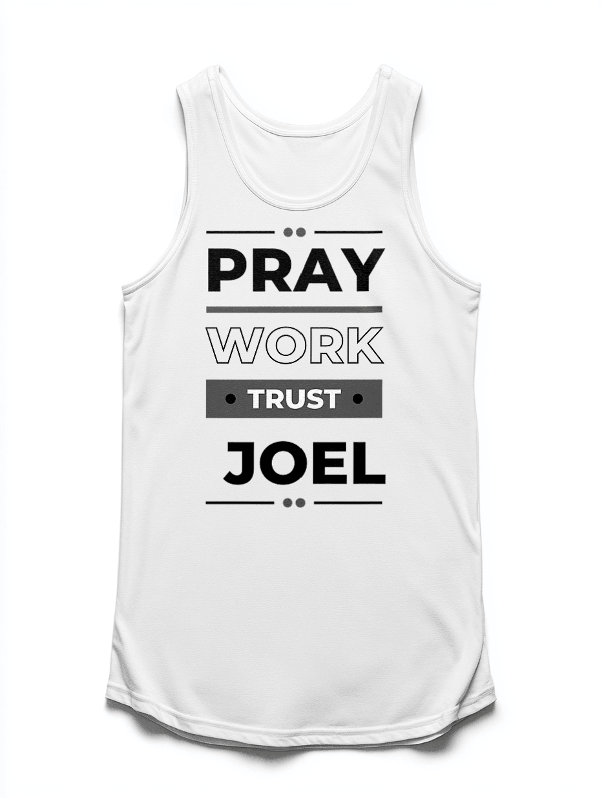 Personalized JOEL Bold Statement Tank Top