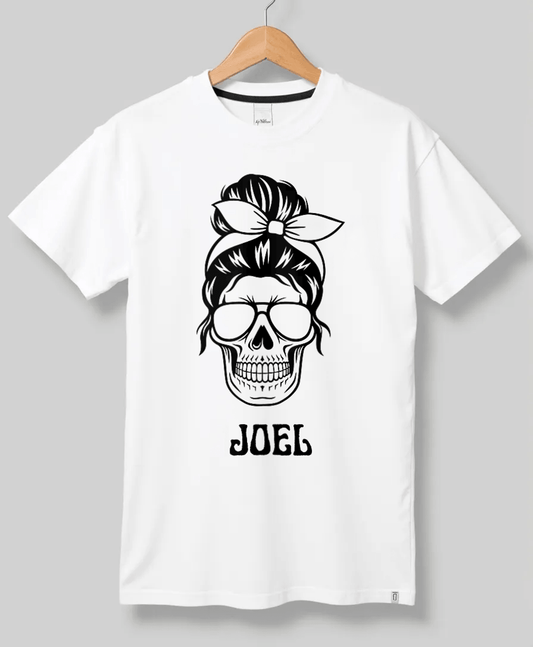 Personalized JOEL Skull T-Shirt