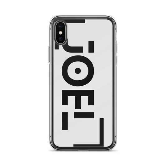 Personalized JOEL Clear Phone Case