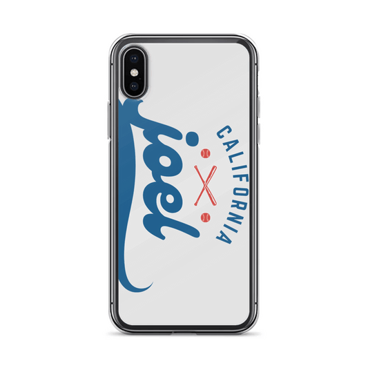 Personalized JOEL Phone Case with California Baseball Design