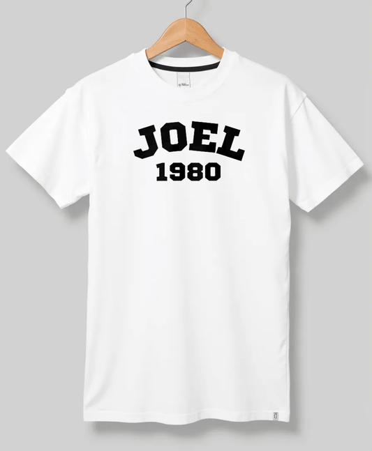 Personalized JOEL Collegiate T-Shirt