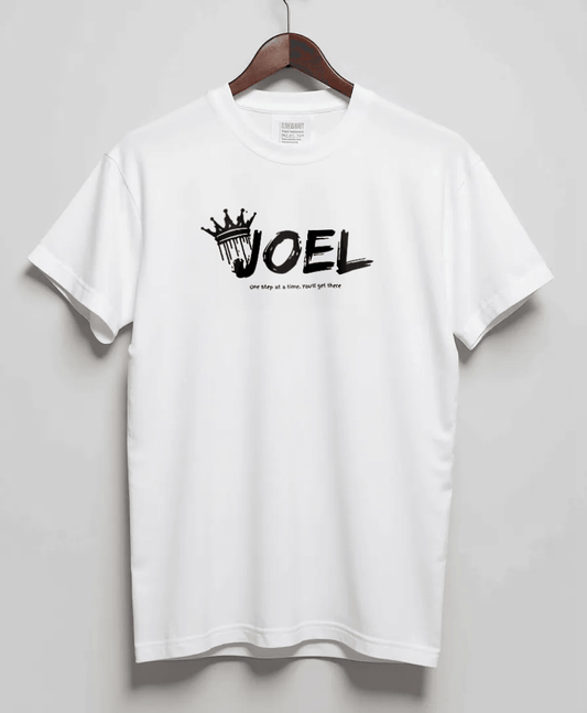 Personalized JOEL Bold Statement Tee
