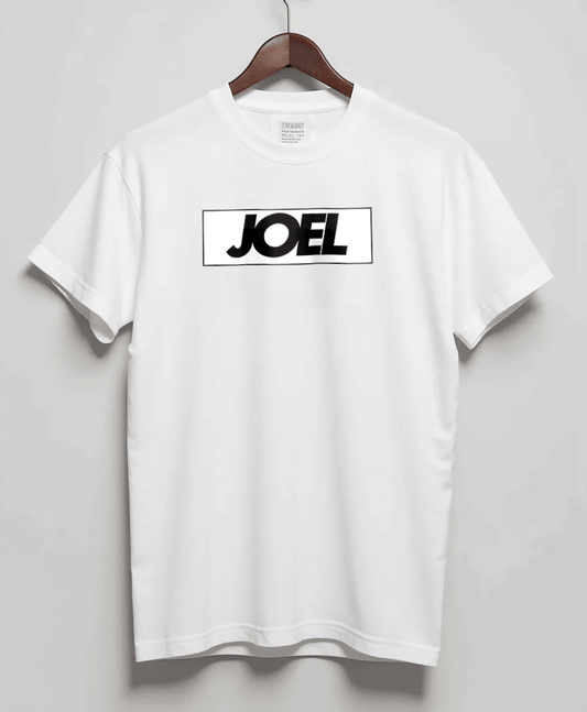 Personalized JOEL Bold Lettering T-Shirt