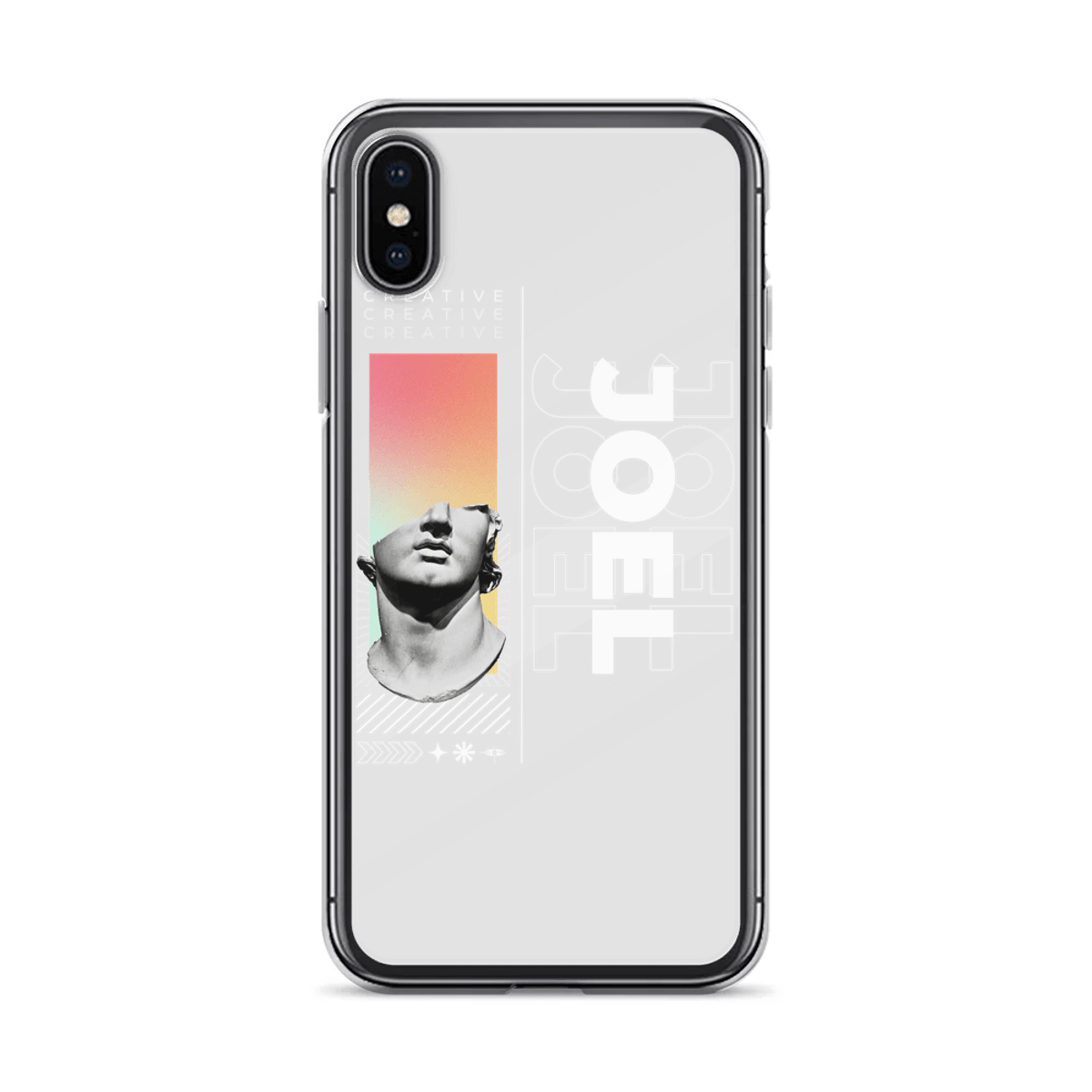 Personalized JOEL Clear Phone Case