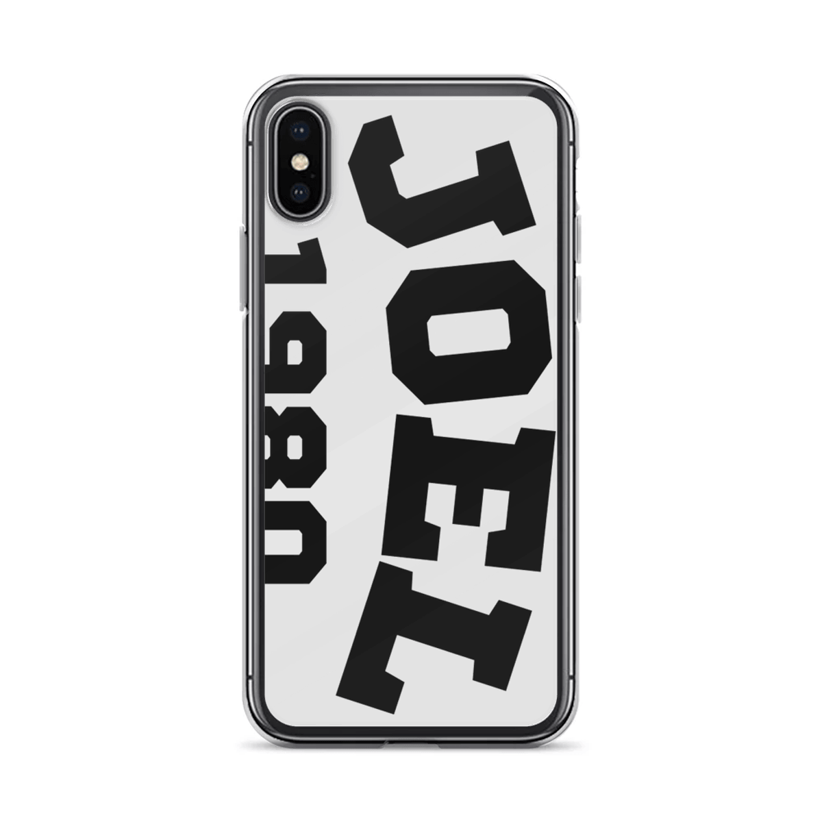 Personalized JOEL Clear Phone Case