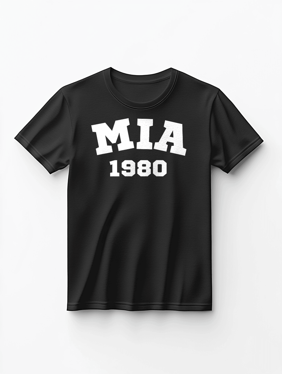 Personalized MIA Classic Black T-Shirt