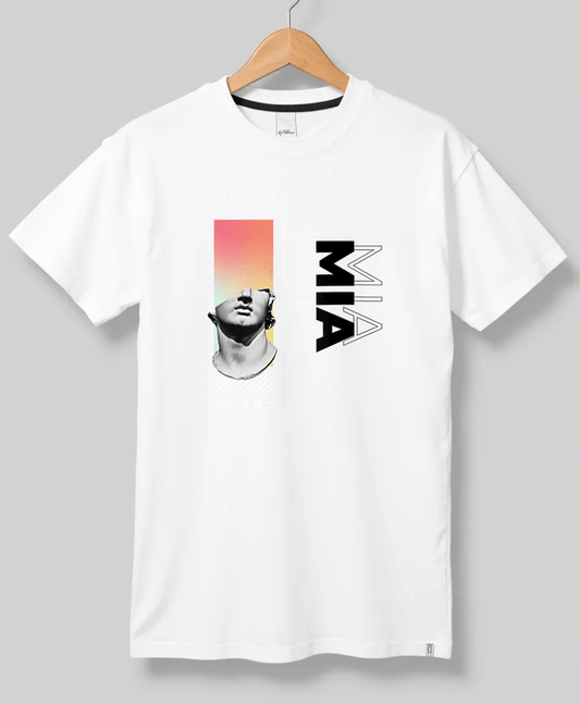 Personalized MIA T-Shirt with Classical Art Panel
