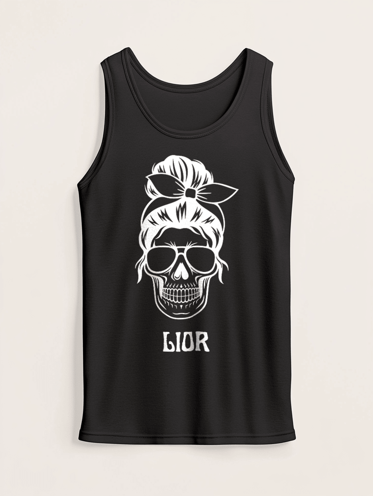 Personalized LIOR Skull Tank Top
