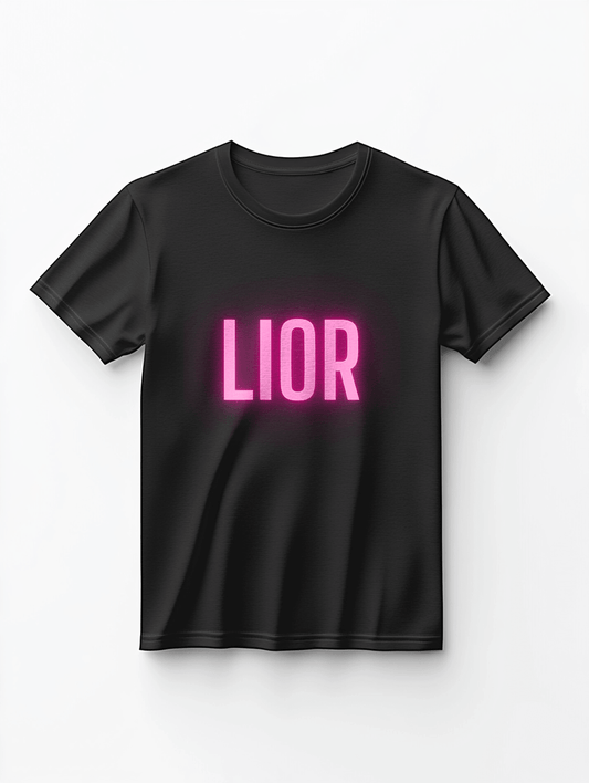 Personalized LIOR Neon-Pink T-Shirt