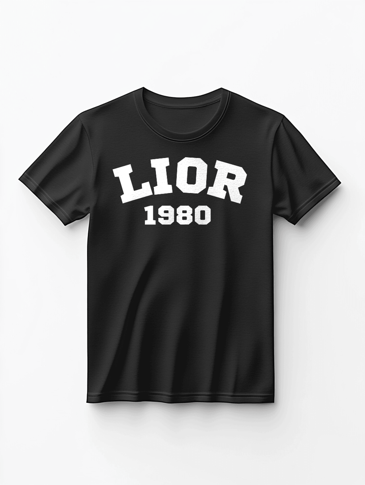 Personalized LIOR Classic Black T-Shirt