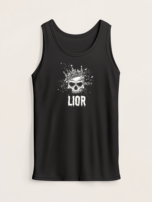 Personalized LIOR Crowned Skull Tank Top