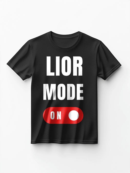 Personalized LIOR T-Shirt with Bold Statement Design