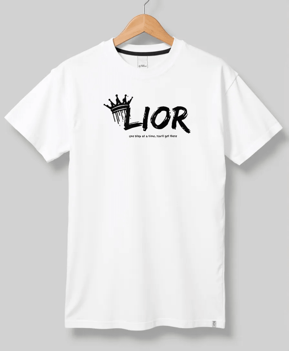 Personalized LIOR T-Shirt with Crown Design