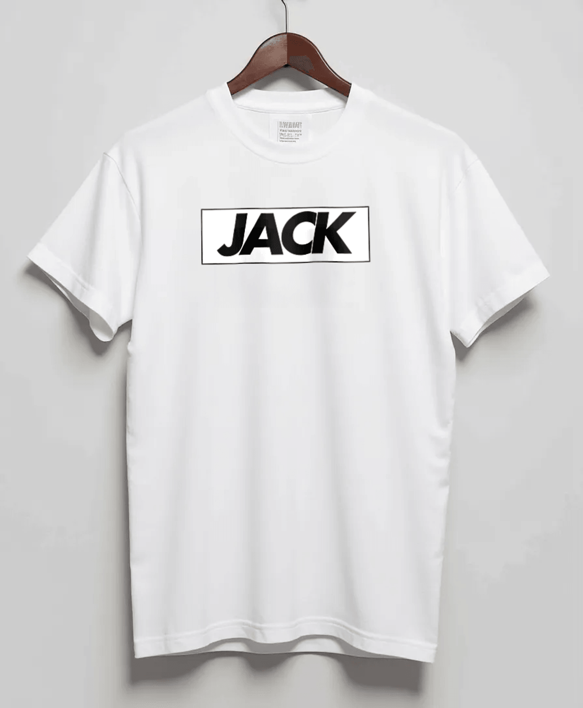 Personalized JACK Bold Lettering T-Shirt