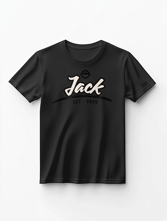 Personalized JACK Vintage-Inspired T-shirt