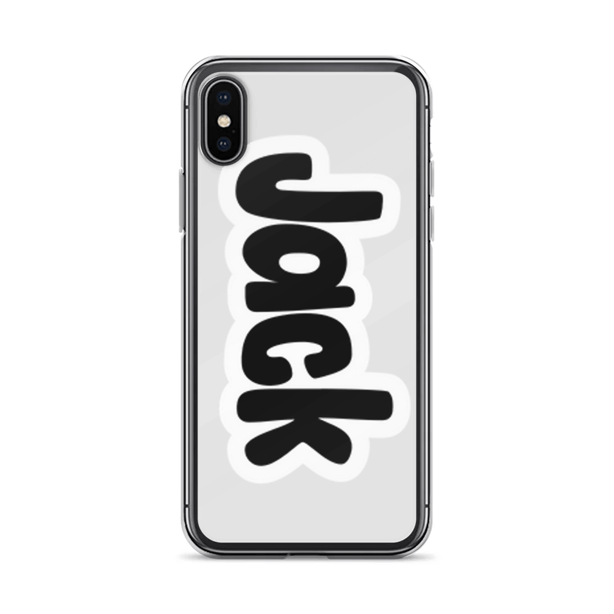 Personalized JACK Clear Phone Case