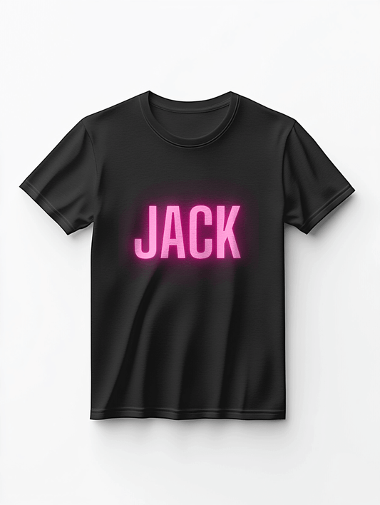 Personalized JACK Neon-Pink T-Shirt