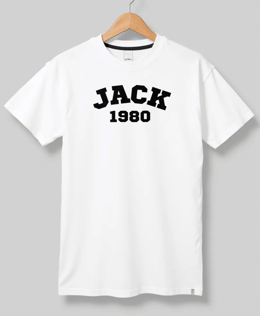 Personalized JACK Collegiate T-Shirt