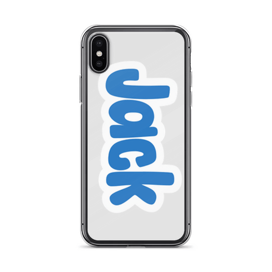 Personalized JACK Clear Phone Case