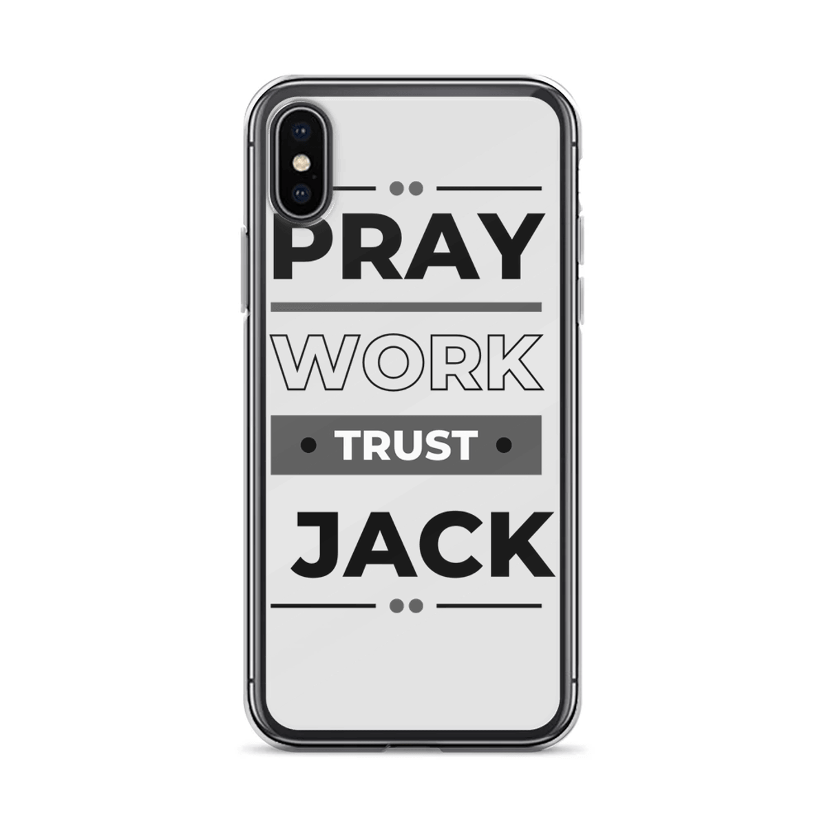 Personalized JACK Phone Case with Bold Typography