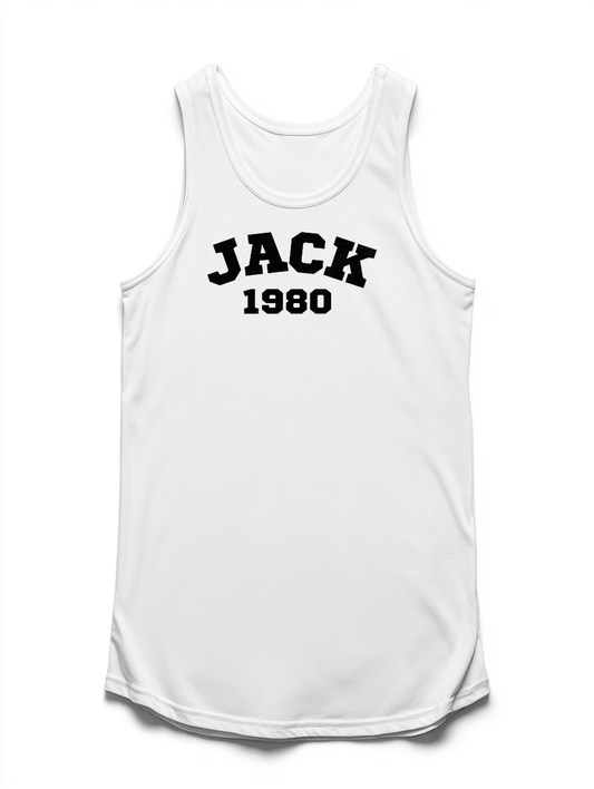 Personalized JACK Varsity Tank Top