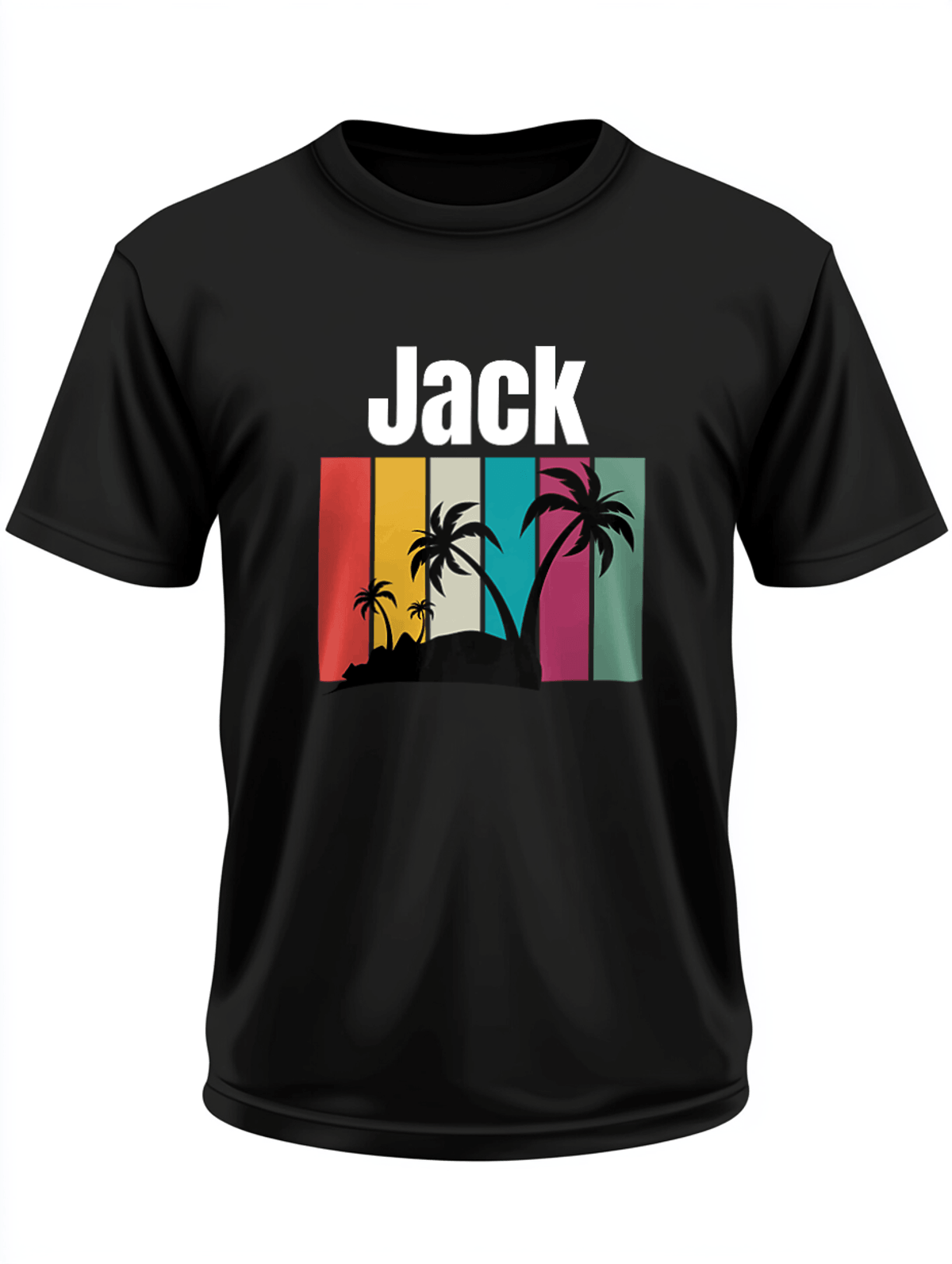 Personalized JACK Retro Beach T-Shirt