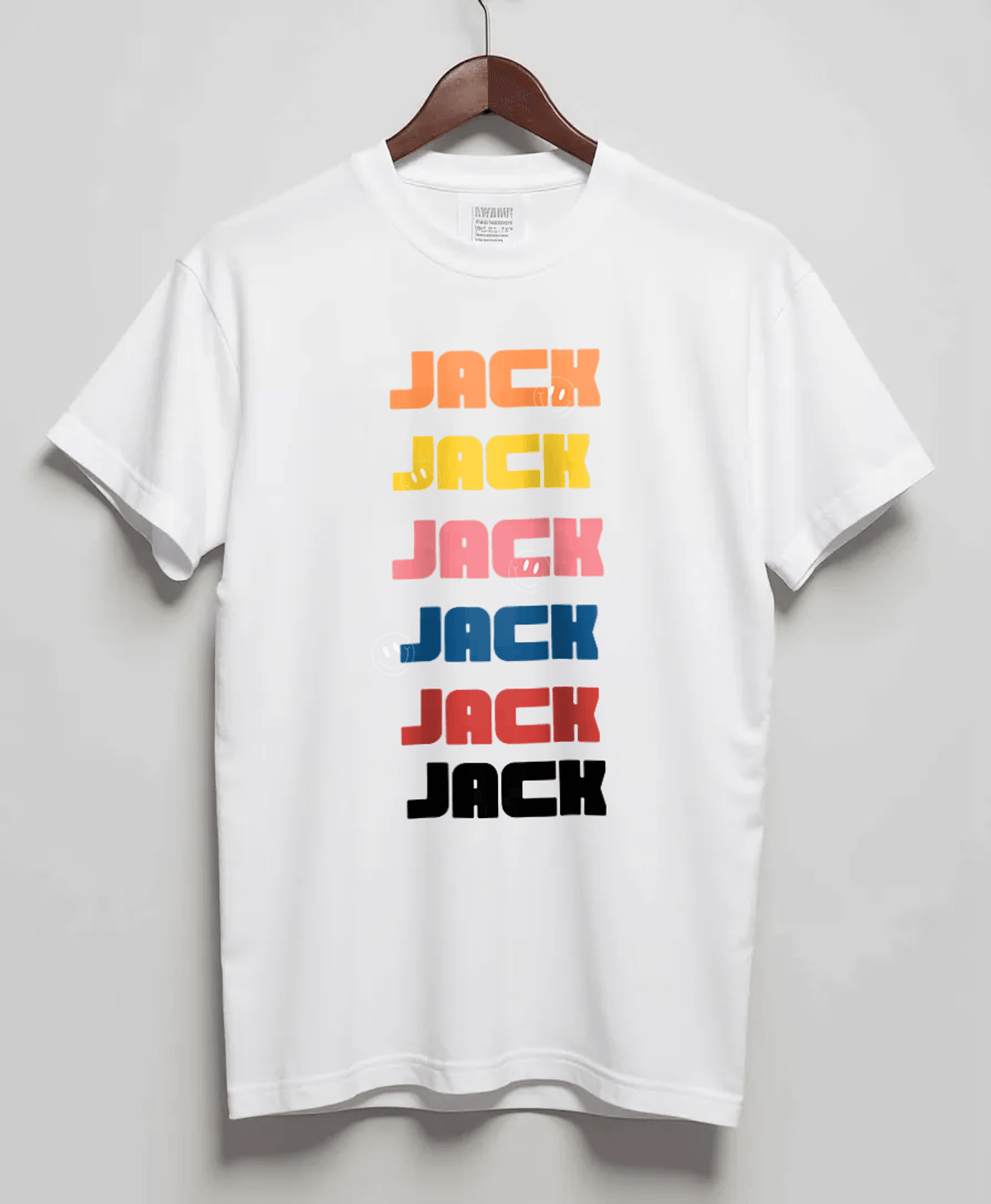 Personalized JACK Rainbow T-Shirt