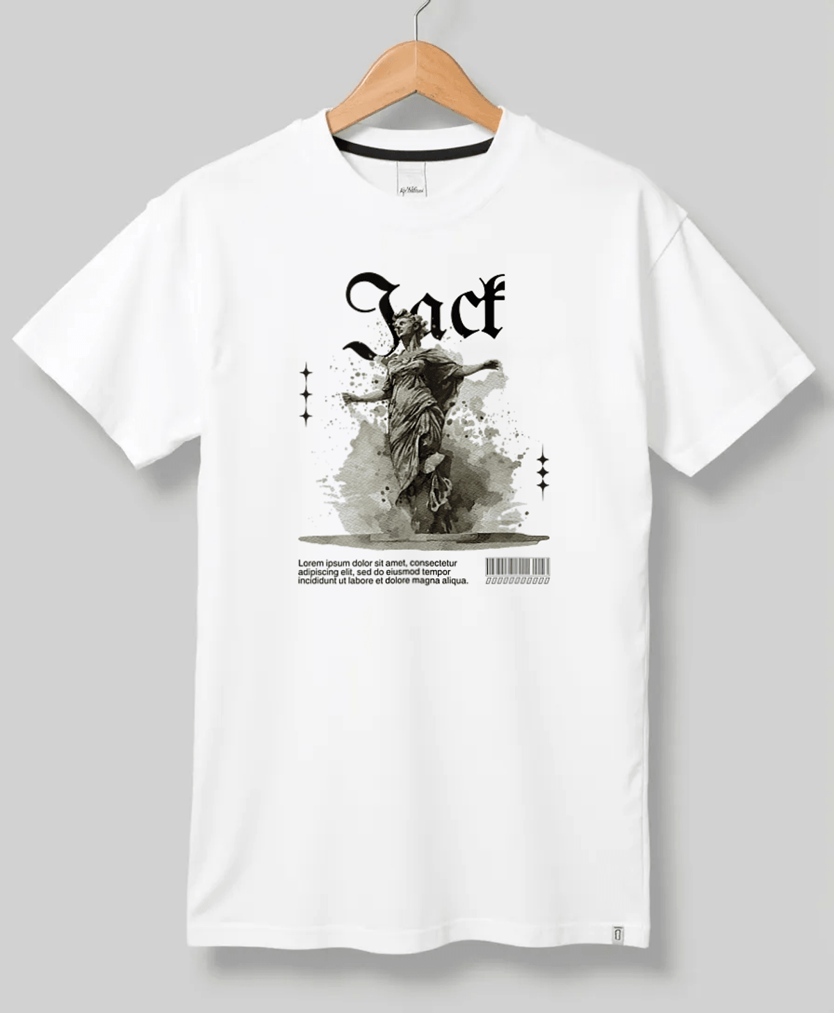 Personalized JACK Classical Statue T-Shirt