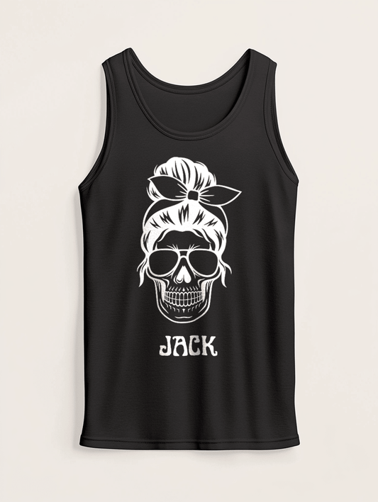 Personalized JACK Skull Tank Top