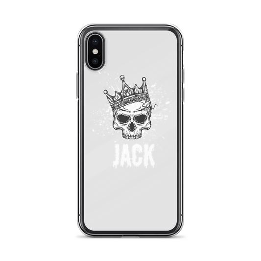 Personalized JACK Crowned Skull Phone Case