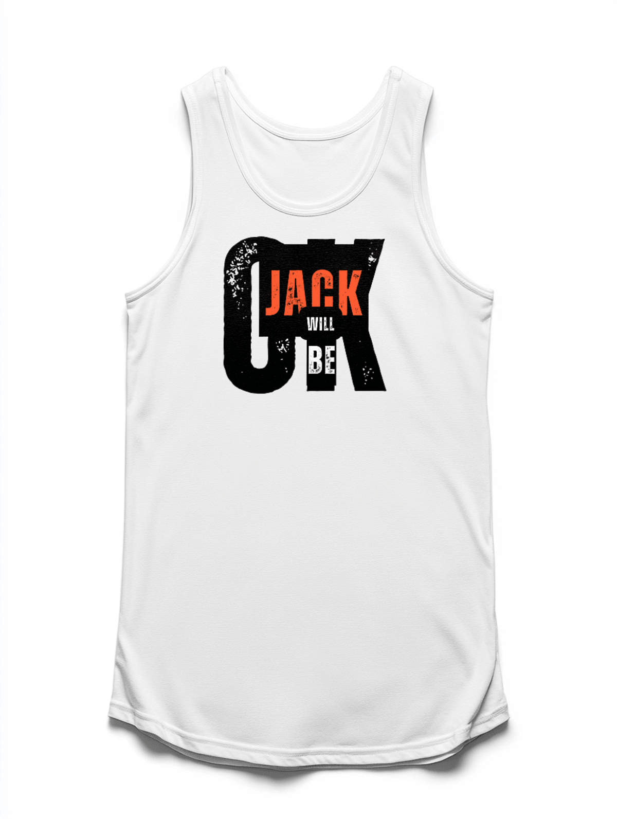 Personalized JACK Distressed OK Tank Top