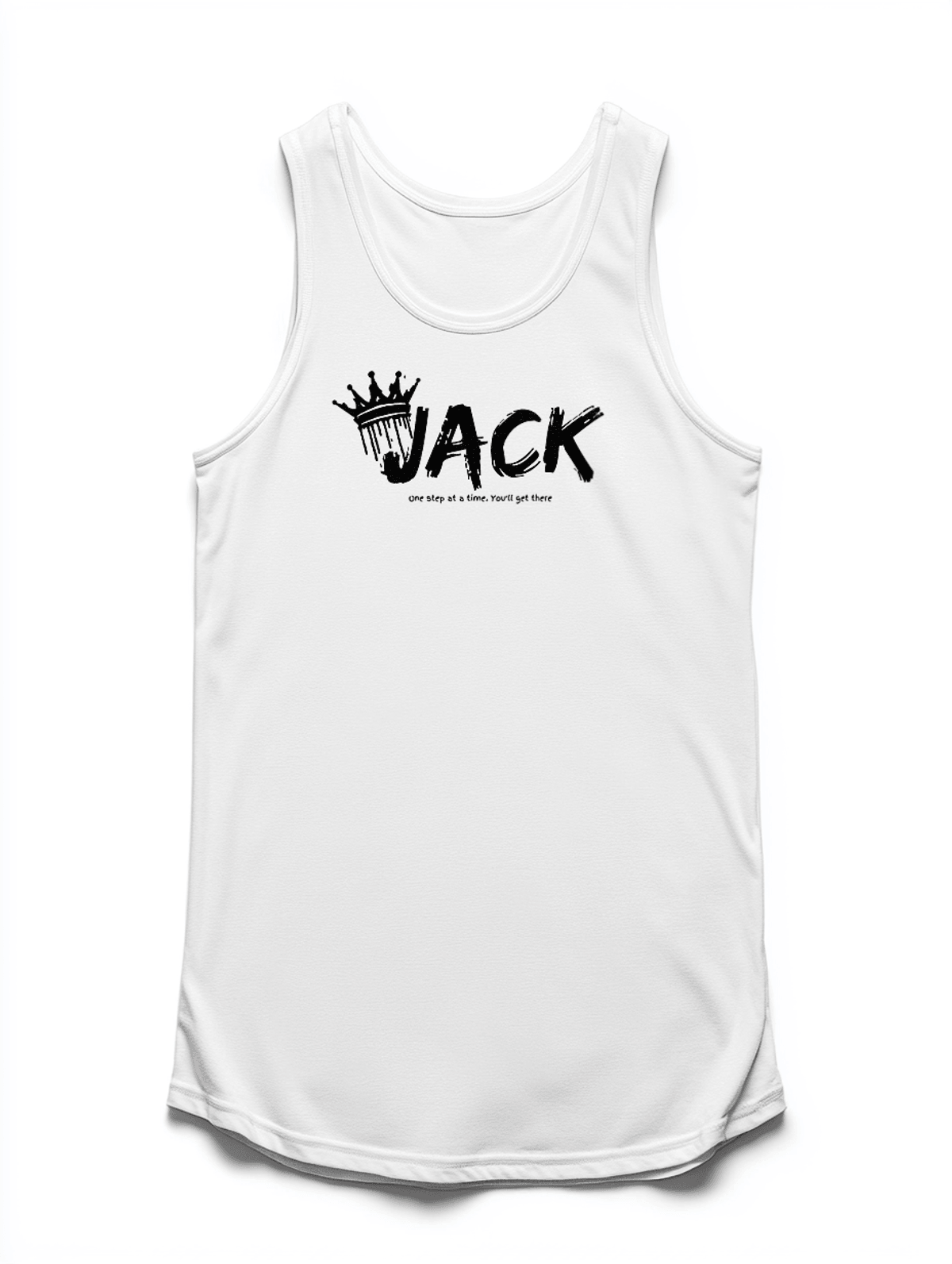 Personalized JACK Tank Top with Crown Design