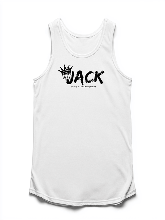 Personalized JACK Tank Top with Crown Design