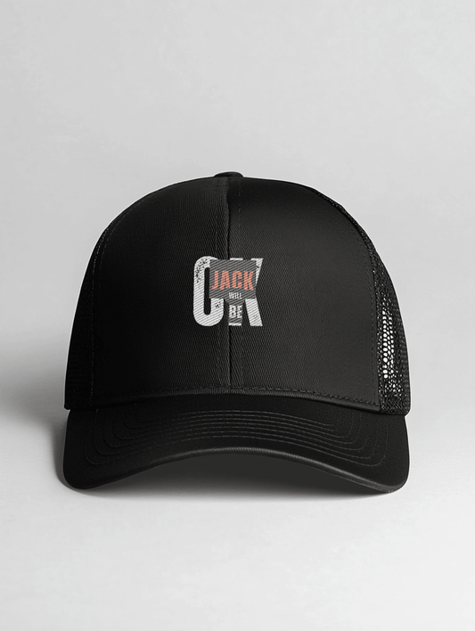 Personalized JACK Black Trucker Hat
