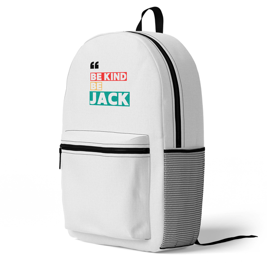 Personalized JACK Be Kind Backpack