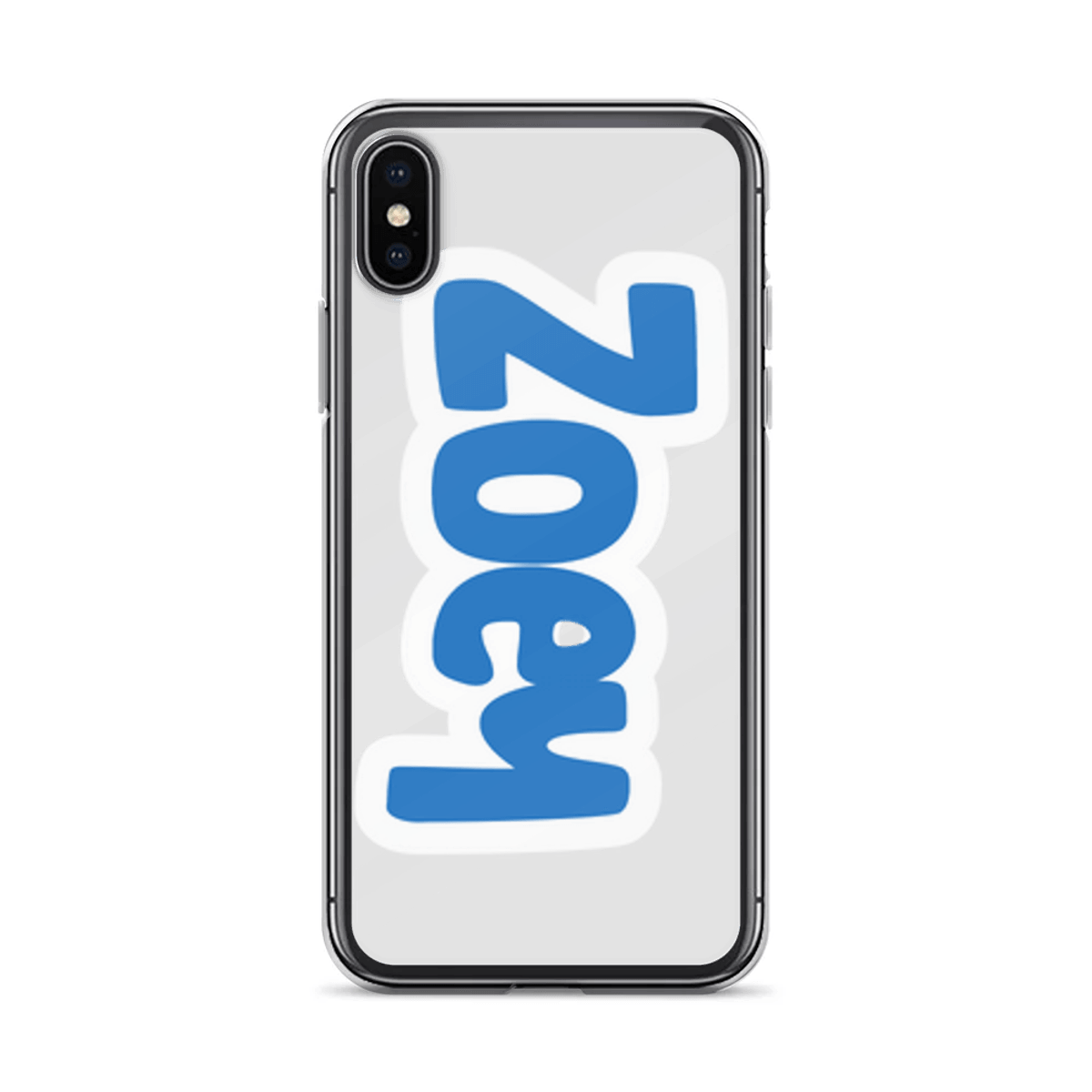 Personalized ZOEY Clear Phone Case