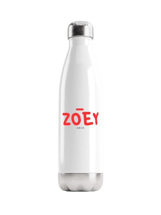 Personalized ZOEY Stainless Steel Water Bottle