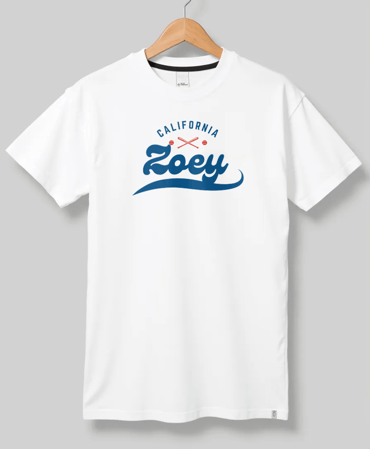 Personalized ZOEY California Coastal Charm T-Shirt