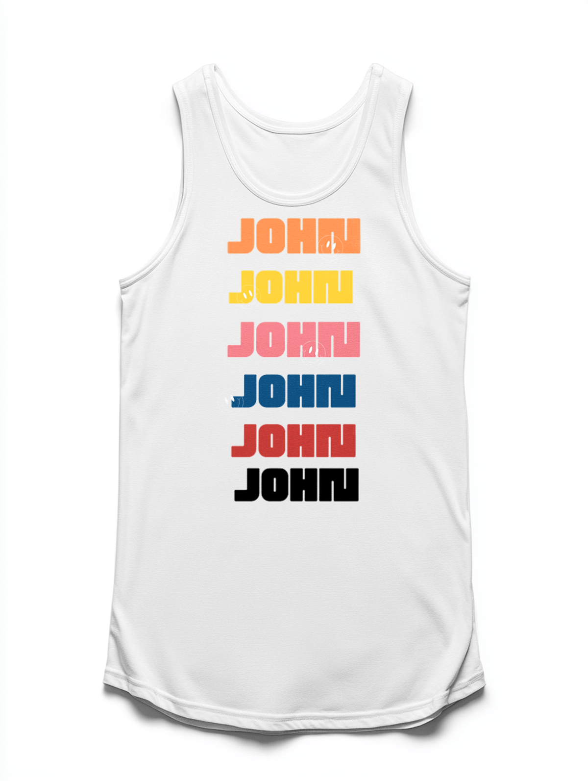 Personalized JOHN Retro-Inspired Tank Top